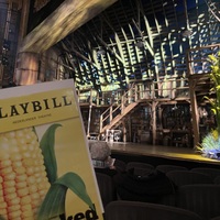 Shucked playbill and stage