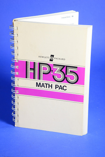 HP-35 Math Pac cover page