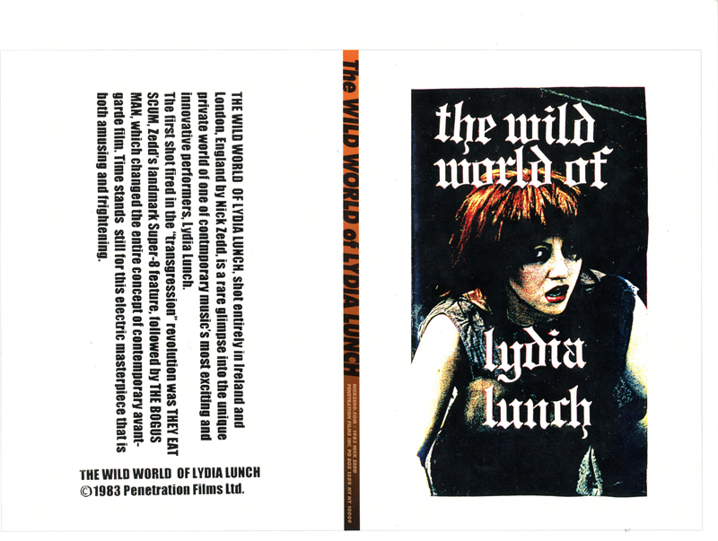 The Wild World of Lydia Lunch Cover