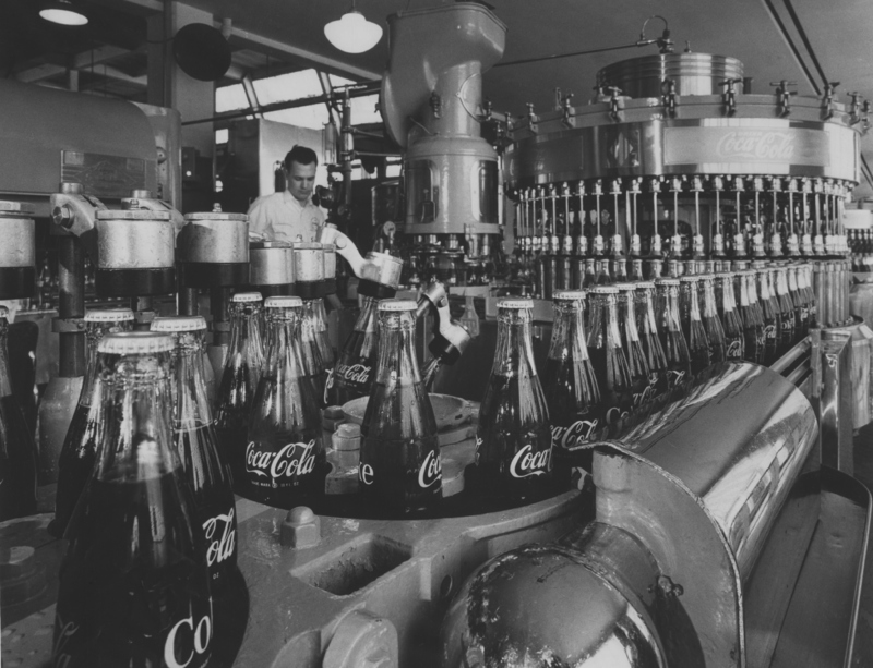 Coca Cola_bottling plant_1970,