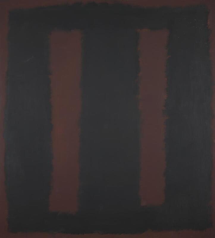 Black on Maroon ,1958 
