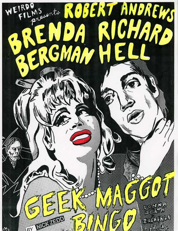 Geek Maggot Bingo Flyer 
