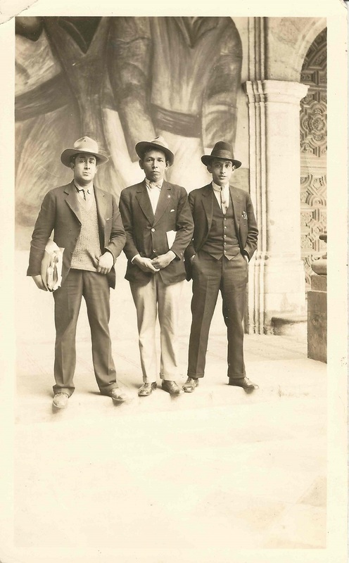 David Alfaro Siqueiros, Ixca Farías y Amado de la Cueva