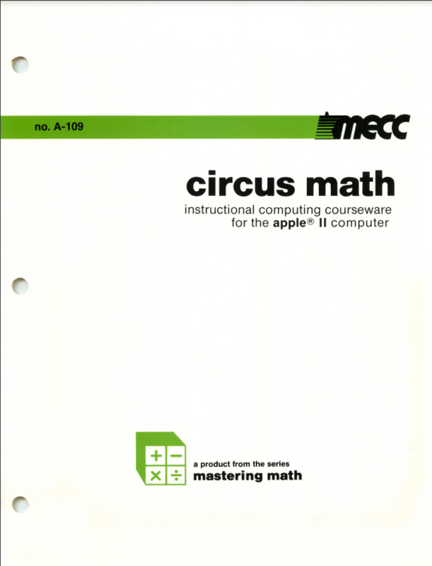 Circus Math Cover Page