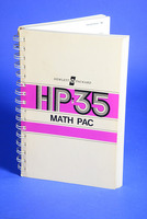 HP-35 Math Pac cover page