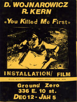 You Killed Me First Flyer 