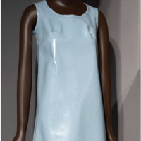 60's vinyl mini dress