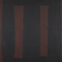 Black on Maroon ,1958 