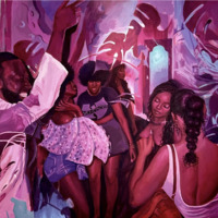 Dancing in Crown Heights (Reworked from film photo by Liza Thomas)